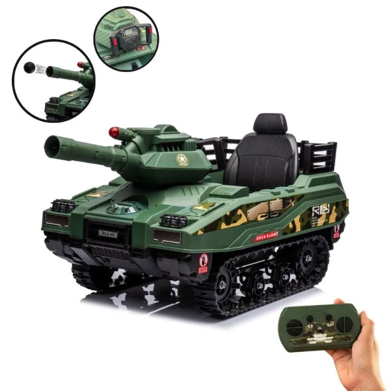 Tanque Elétrico Infantil 12V com Controle Remoto importway