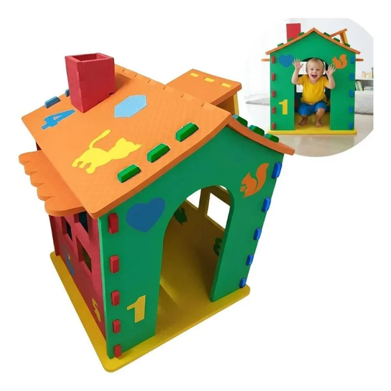 Casinha Infantil Eva Playground Grande Reforçada Bw349