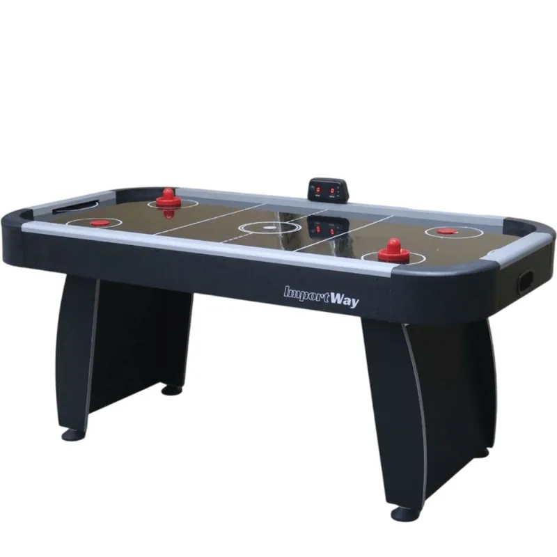 Mesa Air Game Hockey Importway Preta Com Placar Eletrônico