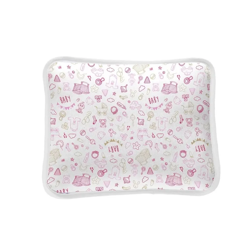 Fronha Avulsa Malha Algodão Vivaldi Baby 30x40cm Sul Brasil Baby Rosa - Sul Brasil