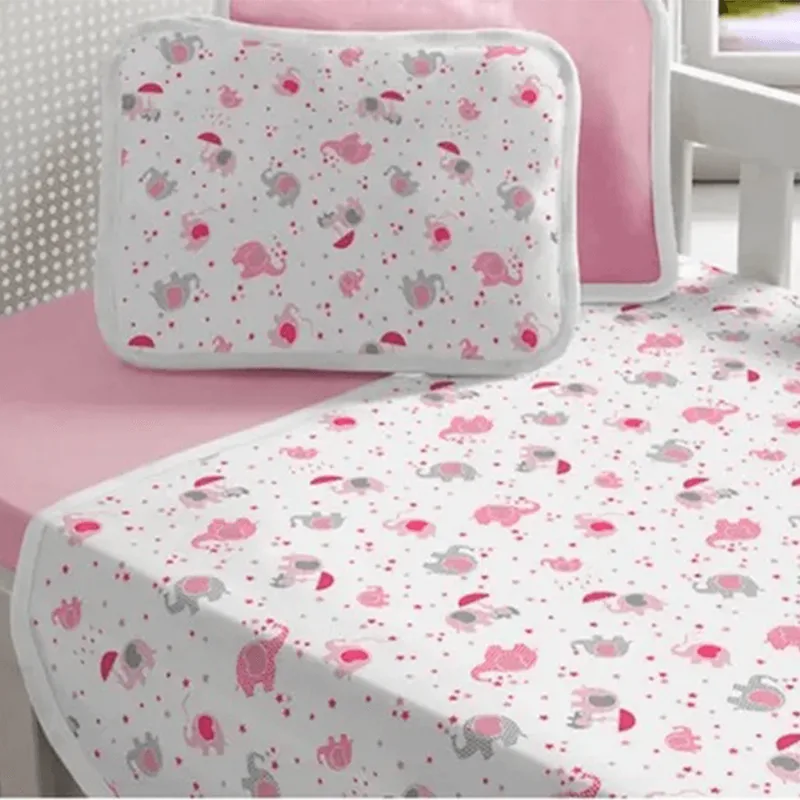 Kit Barato Lençol E Fronha 2pçs Menino Menina Vivaldi Baby