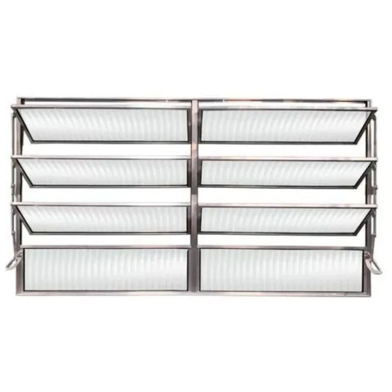 Vitrô Basculante Safira Brilhante 2 Seções 080x150 Esquadrifazio