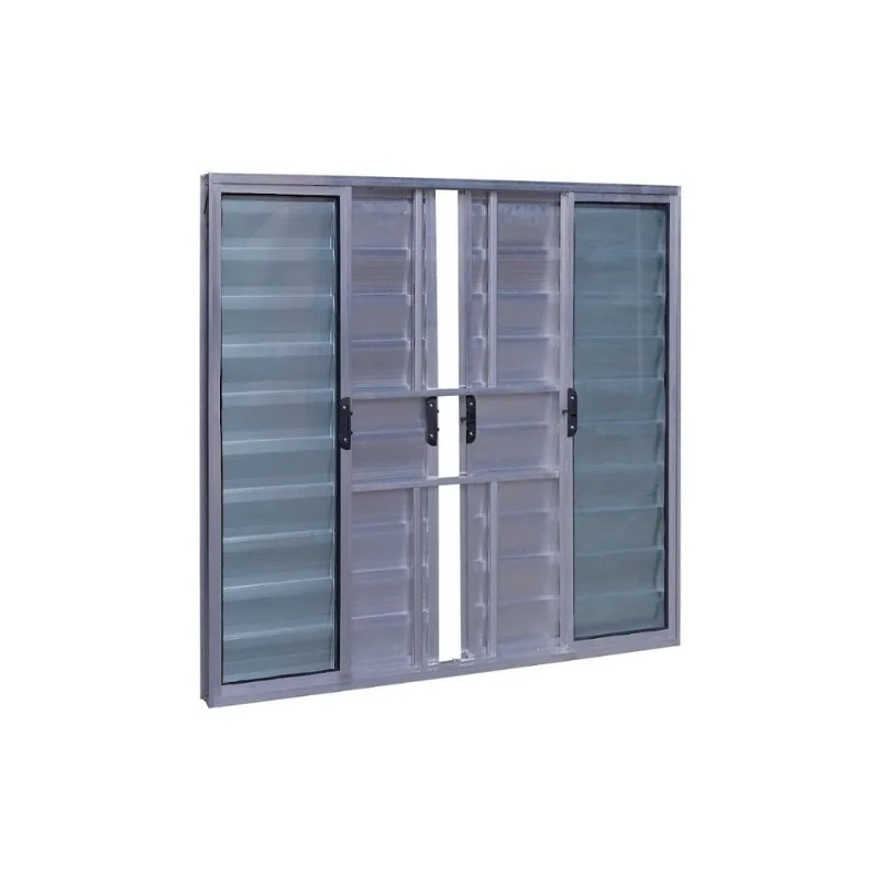 Veneziana Agata Brilhante 6 Folhas Com Grade 100x120 Esquadrifazio