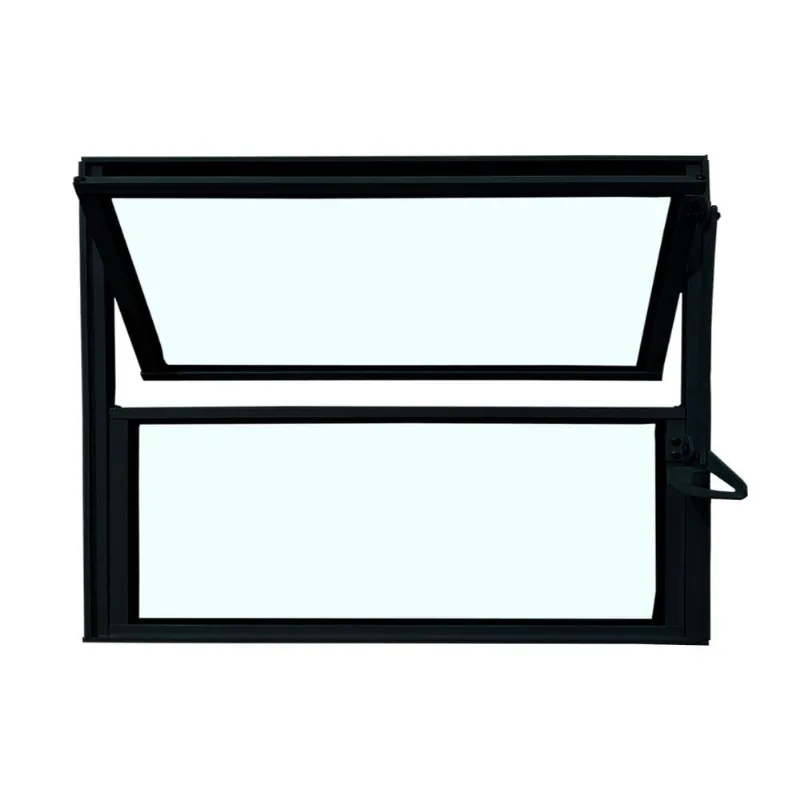 Vitro Basculante Safira Preto 1 Seção 040x040 Esquadrifazio