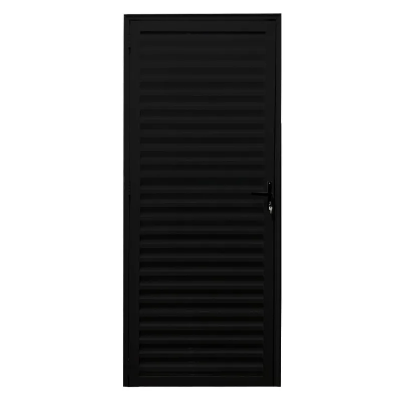 Porta Palheta L-25 Safira Preto 210x70 Direito Esquadrifazio