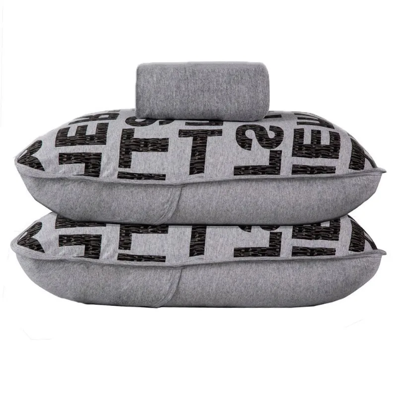 Jogo de Cama Queen Urban Confort Havan Casa 3 pçs - Letras