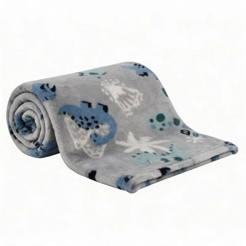 Manta de Bebê Microfibra 90X110cm Havan Baby 1 Peça - Dino