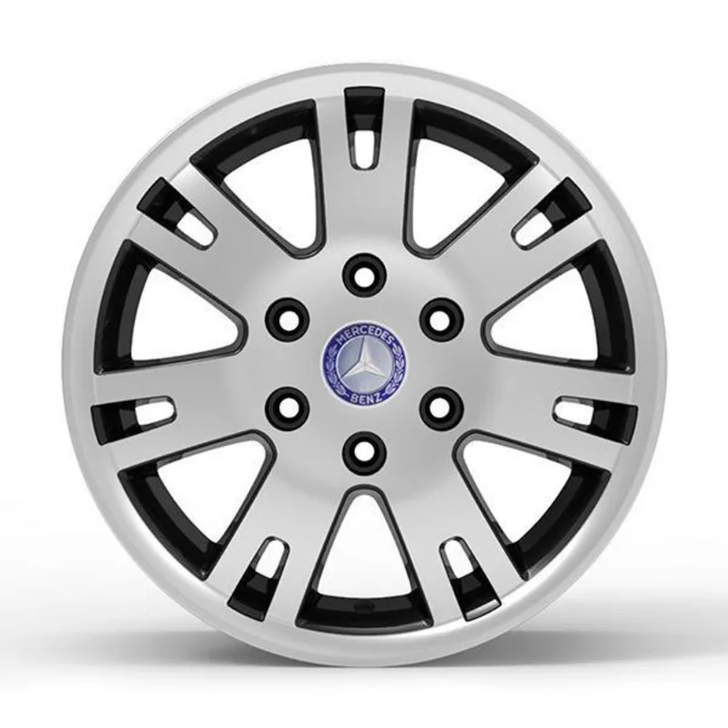 Roda Europa Sprinter16X7 6X130 Preto Brilh Di Et66 Cb 84,1Mm