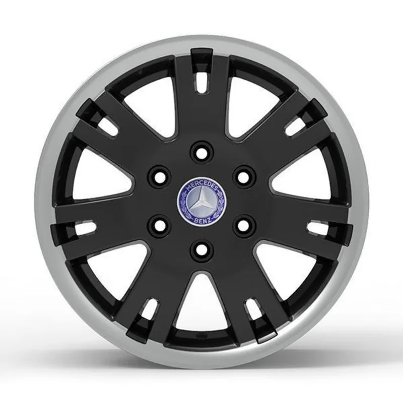Roda Europa Sprinter 16X7 6X130Mm Et 66 Preto Brilhante D