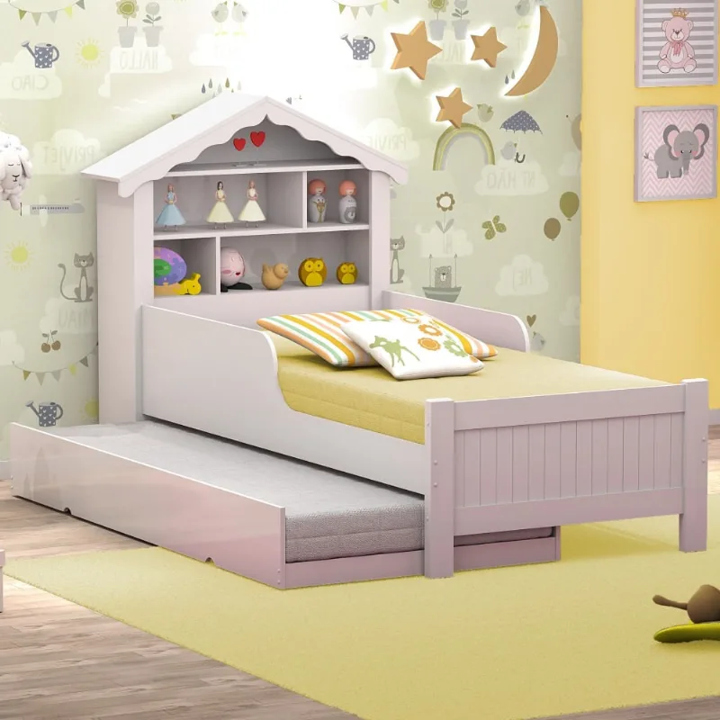 Cama Sonho de Princesa Solteiro com Auxiliar