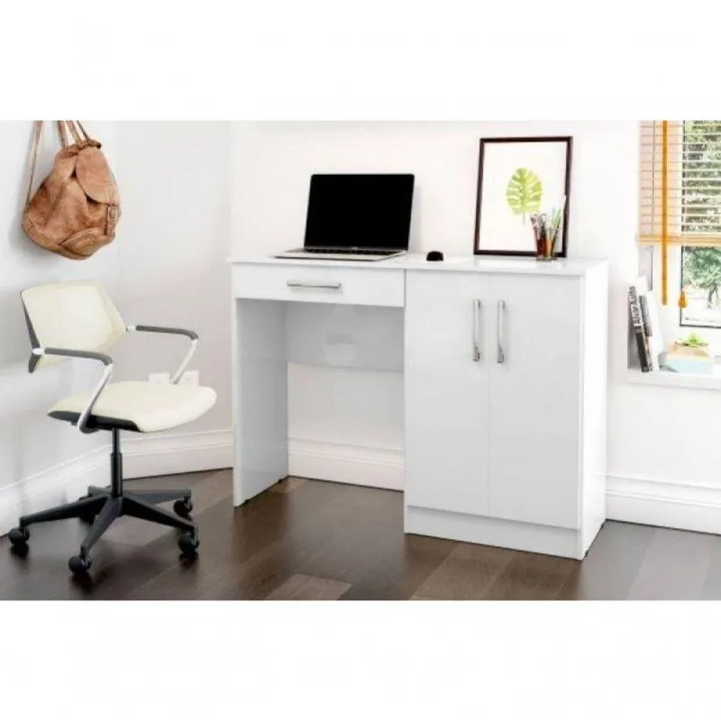 Mesa Para Computador Space Branco - Não Informado - Móveis