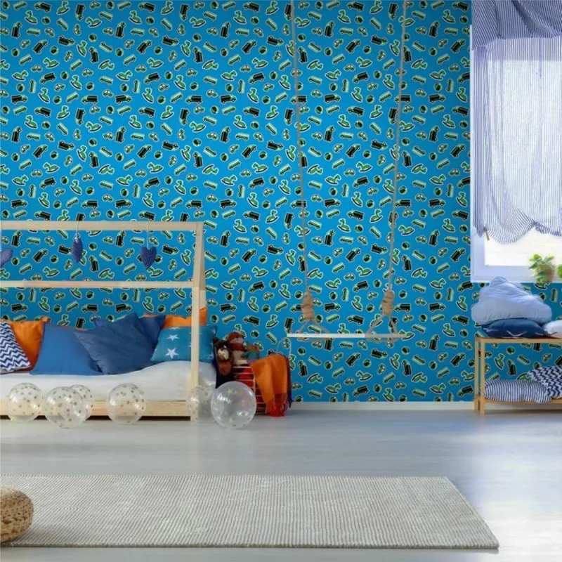 Papel De Parede Infantil Brinquedos Menino - Casah - Agro