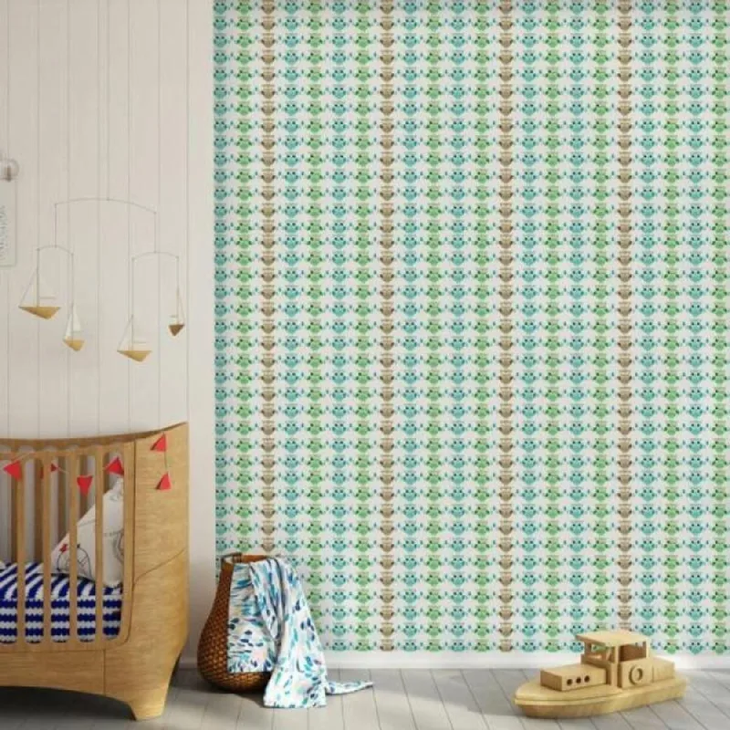 Papel De Parede Infantil Corujas - Casah - Agro