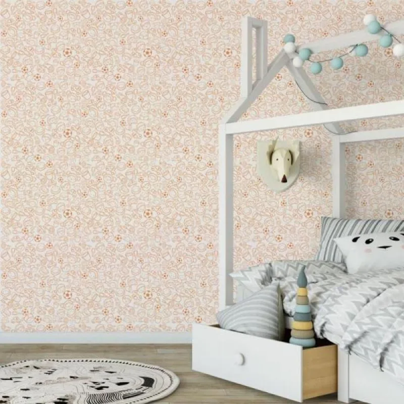 Papel De Parede Infantil Crianças E Brinquedos - OUTRAS