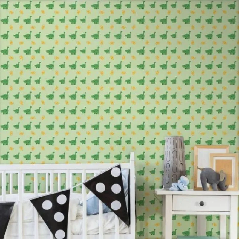 Papel De Parede Infantil Dinossauros E Ovos - Casah - Agro