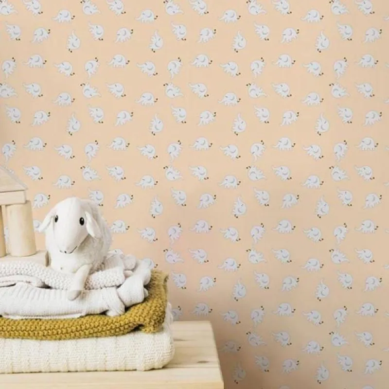 Papel De Parede Infantil Elefante Baby - Casah - Agro