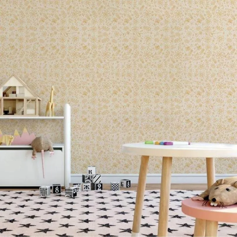 Papel De Parede Infantil Flores - Casah