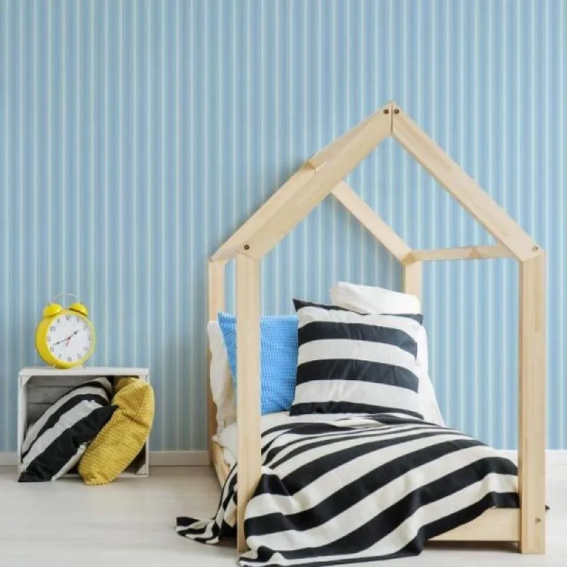 Papel De Parede Infantil Listrados Menino - Casah