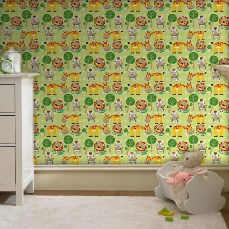 Papel De Parede Infantil Safari - Casah