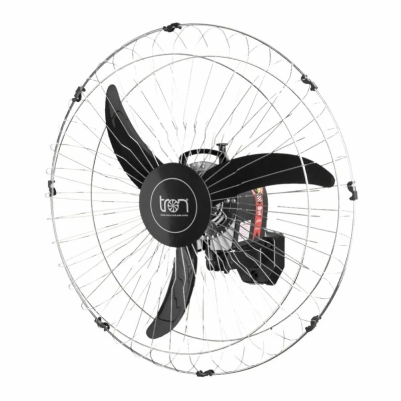 Ventilador De Parede América Preto Bivolt Grade Em Aço - OUTRAS - Ar E Ventilação