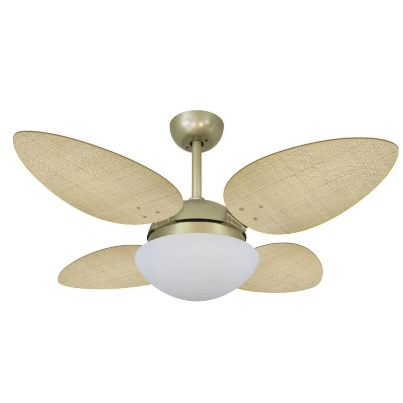 Ventilador De Teto Volare Petalo Palmae Natural 220v - OUTRAS - Ar E Ventilação
