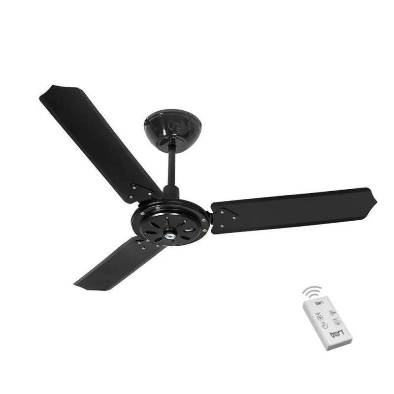 Ventilador Ipanema Preto 110v 3 Pás E Controle - OUTRAS - Eletroportáteis