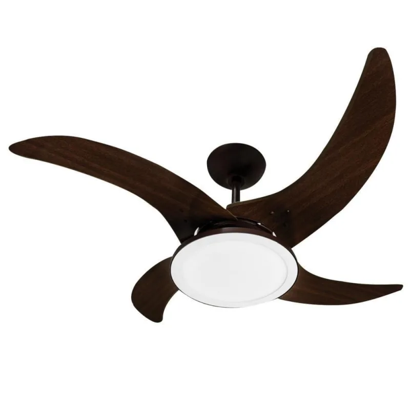 Ventilador Led Independence Marrom Café 4 Pás 220V - OUTRAS - Eletroportáteis