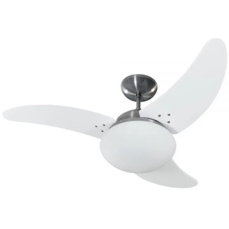 Ventilador Solano Aço Escovado 110v 3 Pás Brancas - OUTRAS - Eletroportáteis