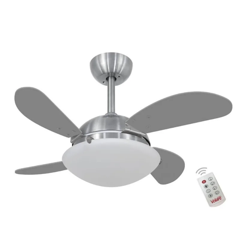Ventilador Volare Fly Mini Titanio 127v E Controle Remoto