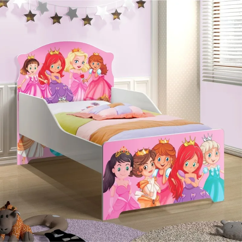 Cama Infantil Lili Princesas com Colchão