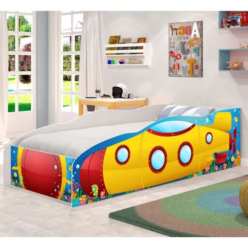 Cama Infantil Premium Kids Submarino no Mar
