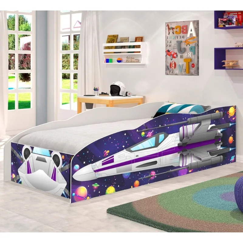 Cama Infantil Premium Kids Nave Espacial Force