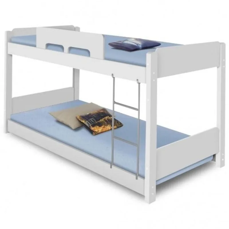 Beliche Casah Baixa Branco 114 cm 98 Beliche Baixa Branca