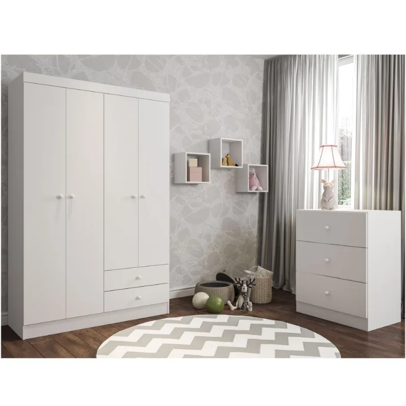 Quarto Completo Infantil Lyfa Branco