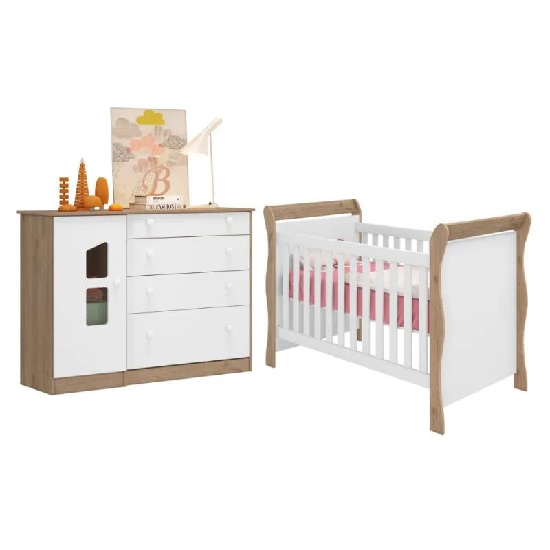Conjunto para Quarto CasaH Romeu Carvalho,Branco