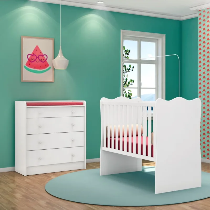 Conjunto para Quarto CasaH Louis Branco