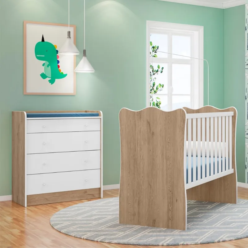 Conjunto para Quarto CasaH Louis Carvalho,Branco