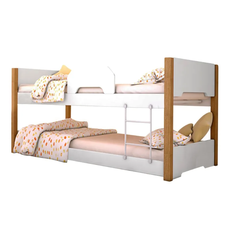 Beliche Infantil Luxor com colchão Branco