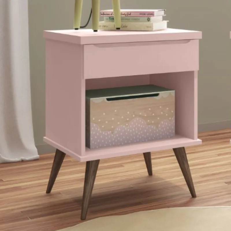 Mesa de Cabeceira Infantil Ellen Rosê