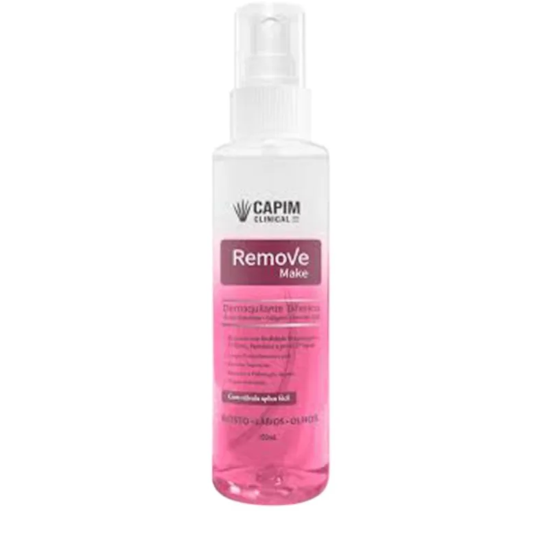 Demaquilante Bifásico Ácido Hialurônico Capim Limão Remove Make Q10 120ml (MP)
