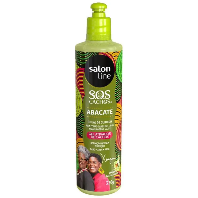 Gel Ativador Sos Cachos Abacate 300Ml Salon Line