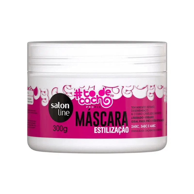 MASCARA CAPILAR SALON LINE #TODECACHO ESTILIZAÇAO 300G