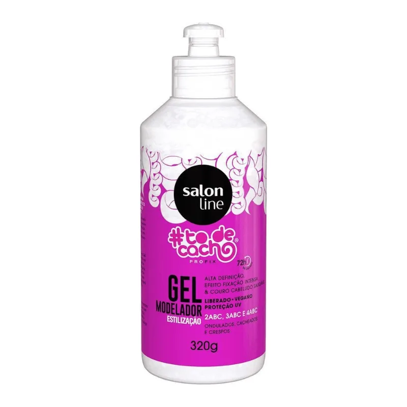 GEL MODELADOR SALON LINE #TODECACHO ESTILIZAÇAO 320G