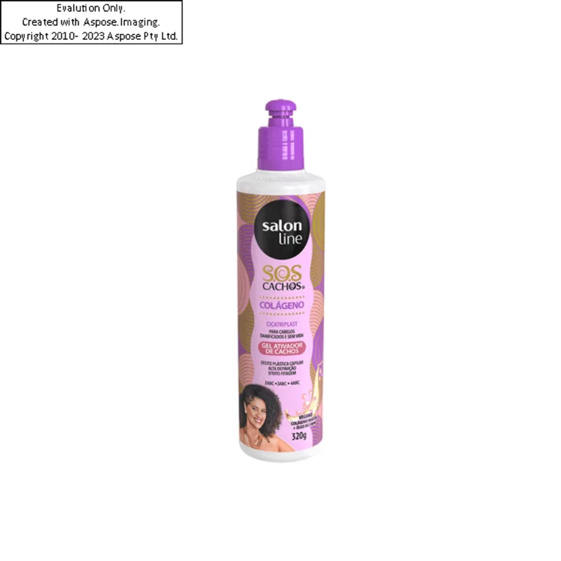 ATIVADOR DE CACHOS SALON LINE S.O.S CACHOS COLAGENO 320G - Salon Line