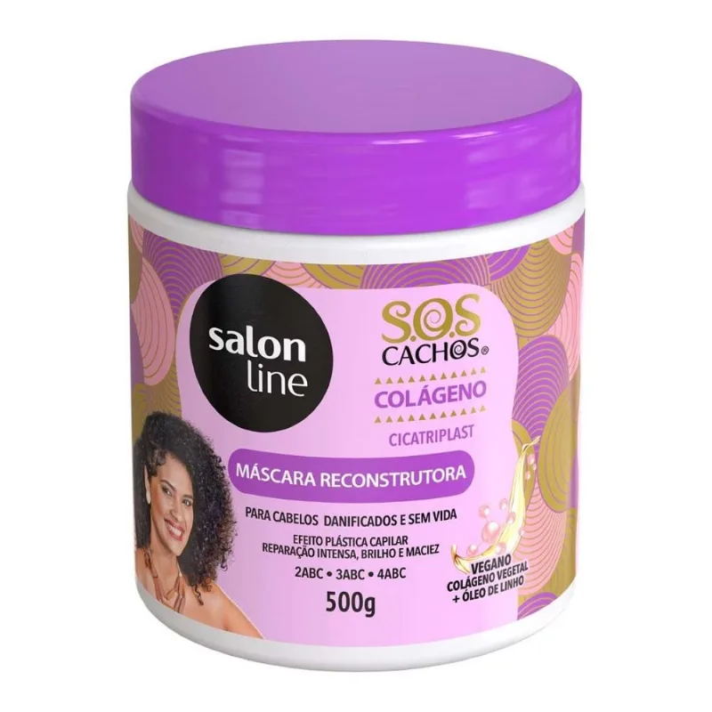 Salon Line Máscara Reconstrutora Colageno 500g