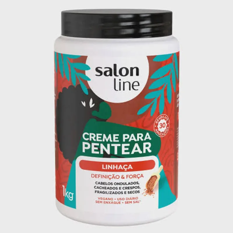 Creme de Pentear Salon Line Linhaça 1kg