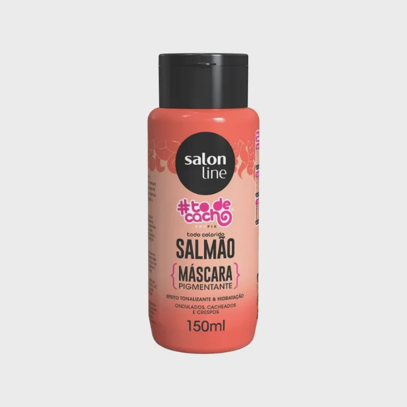 Máscara Tratamento Capilar Salon Line Pigmentante #Todecacho Salmão 150ml - Salon Line