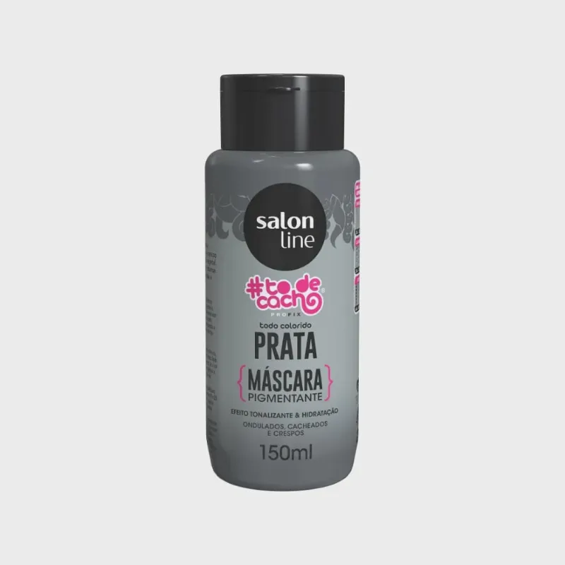 Máscara Tratamento Capilar Salon Line Pigmentante #Todecacho Prata 150ml