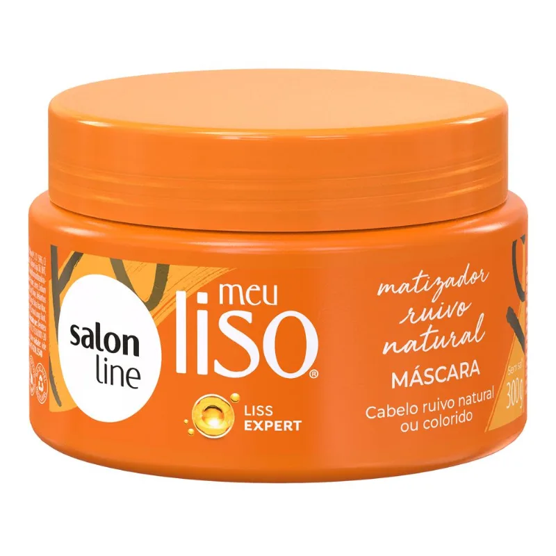 Máscara Capilar Salon Line Meu Liso Matizador Ruivo 300g