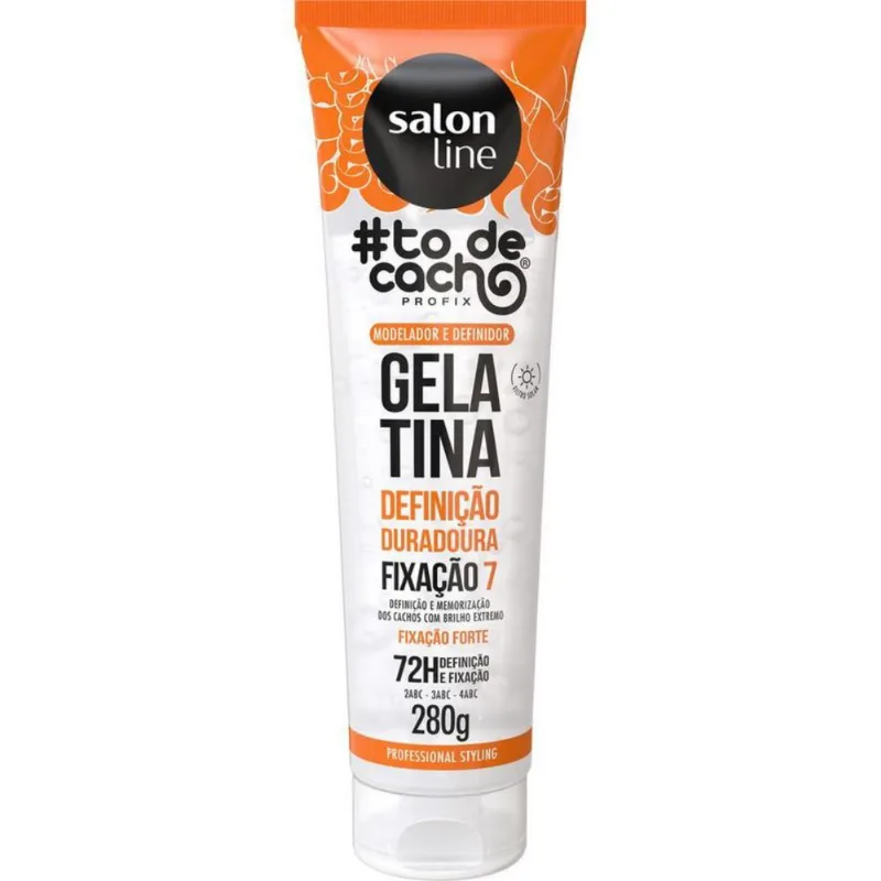 Gelatina Capilar Salon Line Todecacho 280g Fixação Forte